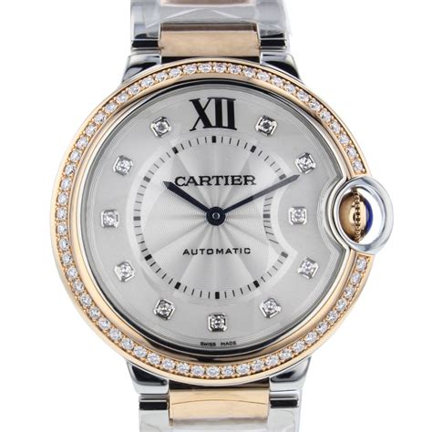 cartier ballon bleu 36mm diamond|Cartier Ballon Bleu 36mm automatic.